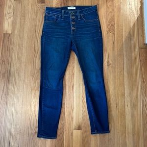 Madewell button up jeans